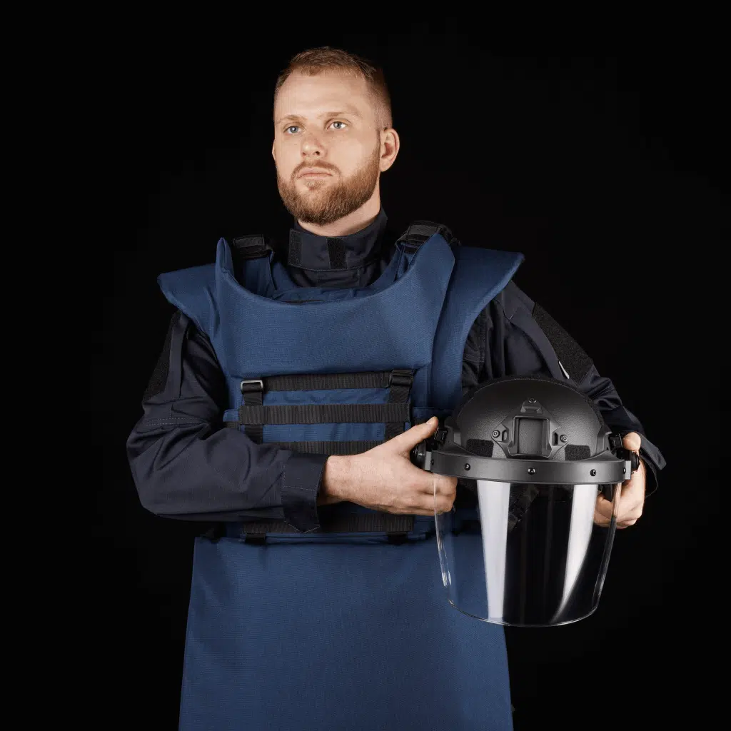 Протиуламковий комплект HDA (Humanitarian Demining Apron) - Blue, S-M, ДСТУ 1